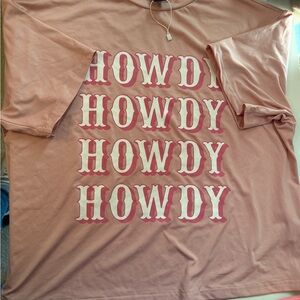 SHEIN Light Pink Graphic Tee